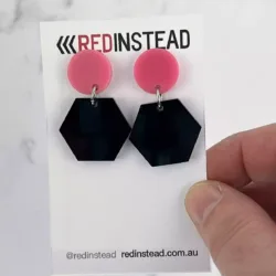 ER008-product-earrings-pink-circle-black-hexagon-3
