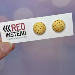 ER047-YP1-product-earrings-fabric-yellow-pink-dots-2