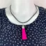 NL025-FP-product-necklace-fuschia-pink-tassel-black-cord-2