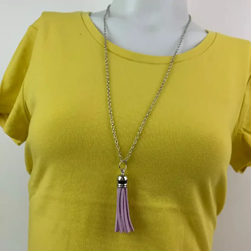 NL026-LPP-product-necklace-light-purple-tassel-long-chain-1