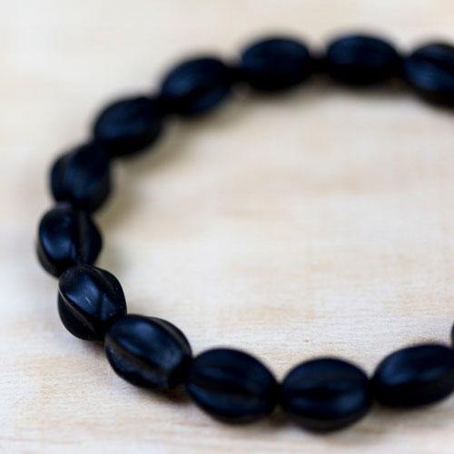 products black glass bead stretch fashion bracelet bracelets 2